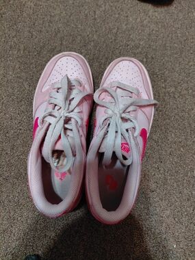 Pink Low-Top Sneakers - Casual Everyday Shoes